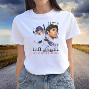 Shohei Ohtani Los Angeles D Vintage Wht Shirts