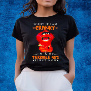 Sorry If I Am Cranky Im In My Terrible 40s Right Now T-Shirts