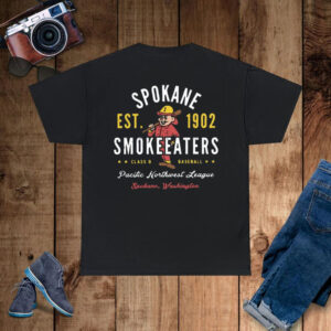 Spokane Smoke Eaters Est 1902 Class B Baseball Pacific Northwest League Spokane Washington T-Shirt