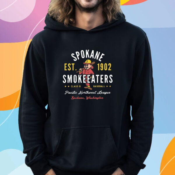 Spokane Smoke Eaters Est 1902 Class B Baseball Pacific Northwest League Spokane Washington T-Shirt Hoodie