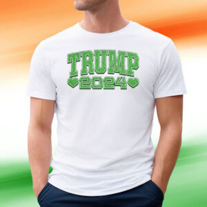 St Patricks Day Themed Trump 2024 T-Shirt