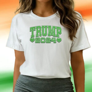 St Patricks Day Themed Trump 2024 T-Shirts