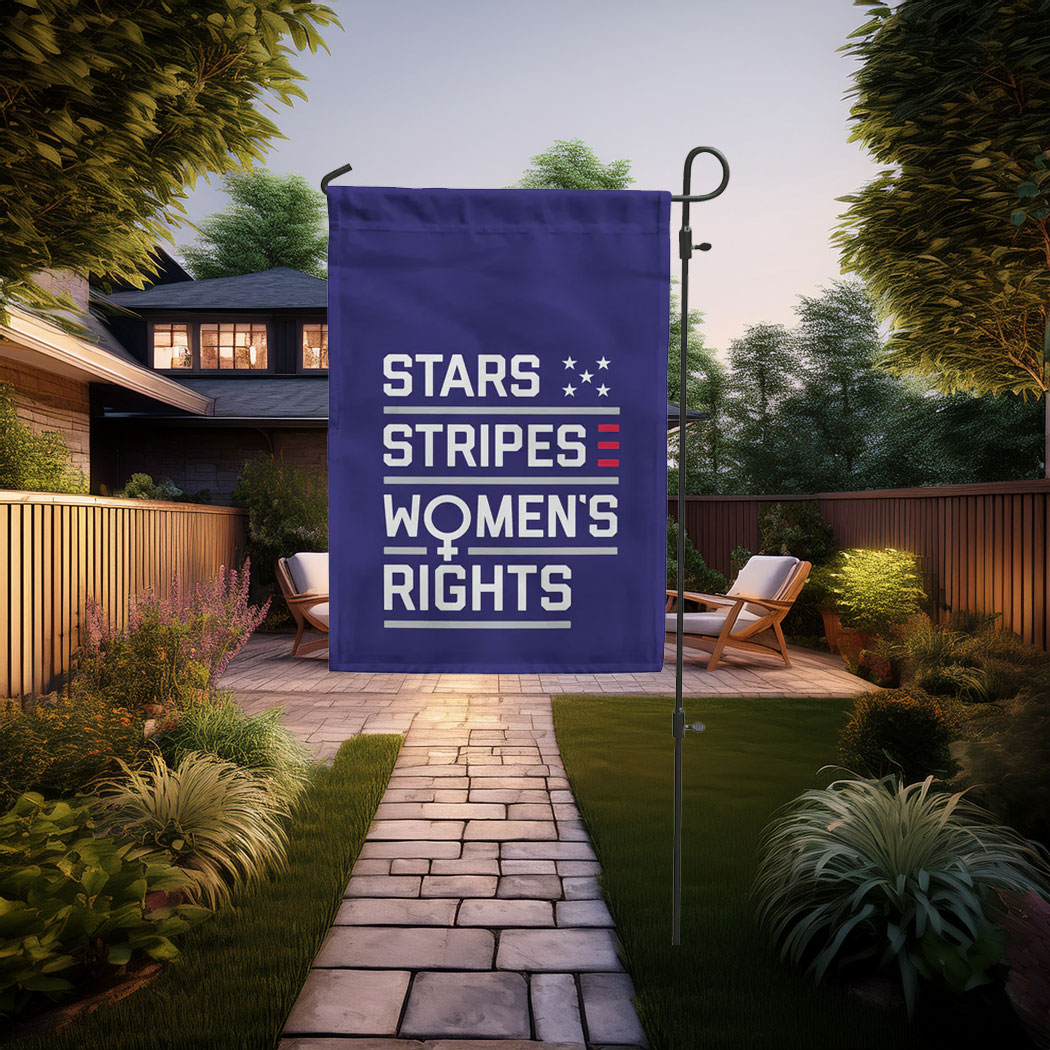 Stars, Stripes & Women's Rights Garden Flag