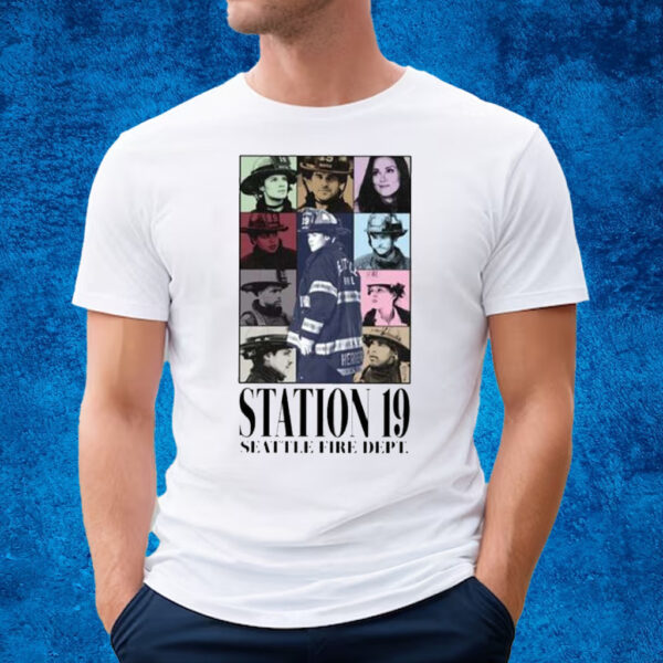 Station 19 Seattle Fire Dept Eras Tour T-Shirt