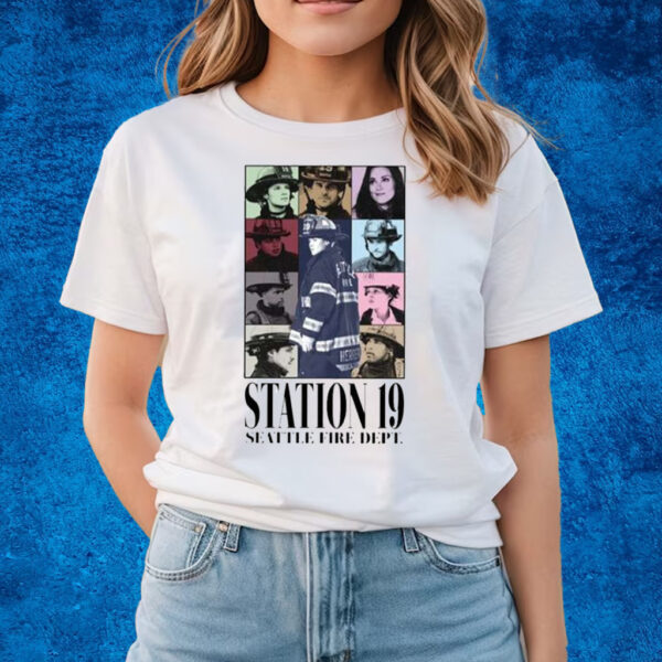 Station 19 Seattle Fire Dept Eras Tour T-Shirts