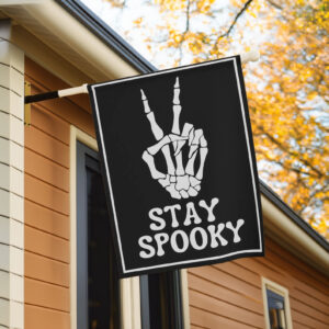 Stay Spooky Skeleton Flag