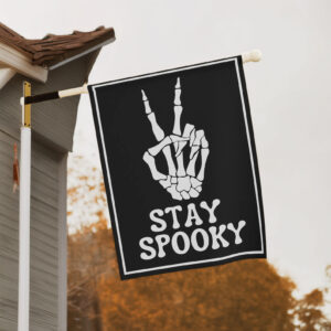 Stay Spooky Skeleton Flag