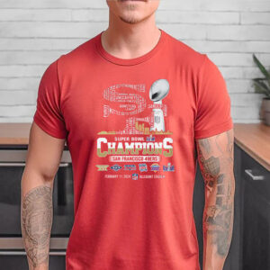 Super Bowl Champions 49ers Tee Shirt