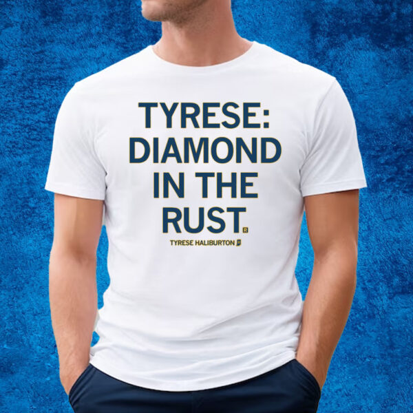 TYRESE HALIBURTON DIAMOND IN THE RUST T-SHIRT