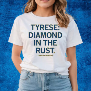 TYRESE HALIBURTON DIAMOND IN THE RUST T-SHIRTS