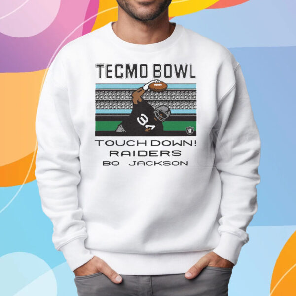 Tecmo Bowl Raiders Bo Jackson T-Shirt Sweatshirt