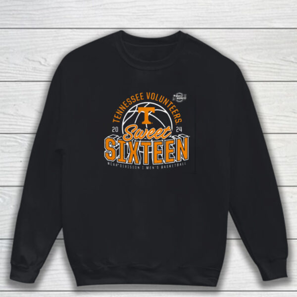 Tennessee Volunteers 2024 Tournament March Madness Sweet Sixteen Defensive Stance T-Shirt Sweatshirt