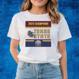 Texas State Bobcats Football 2023 First Responder Bowl Champions T-Shirts