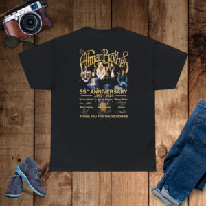 The Allman Brothers Band 55th Anniversary 1969-2024 Thank You For The Memories T-Shirt