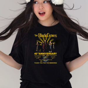 The Black Crowes 40th Anniversary 1984-2024 Thank You For The Memories Shirts