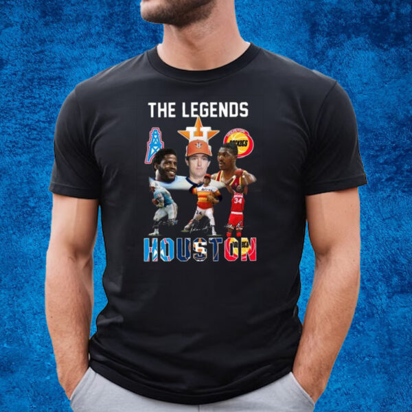 The Legends Houston Deshaun Watson Hakeem Olajuwon Nolan Ryan Shirt