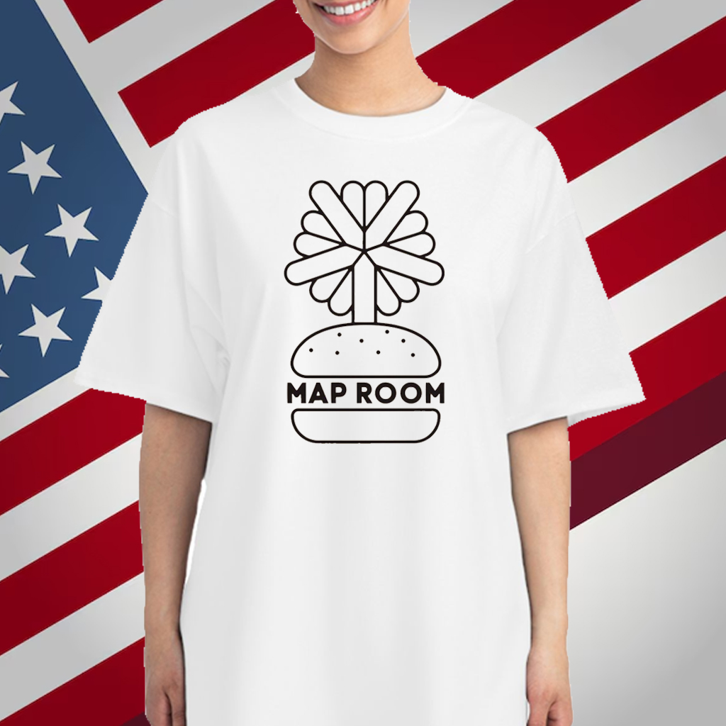 The Map Room Cedar Rapids, Iowa T-Shirt
