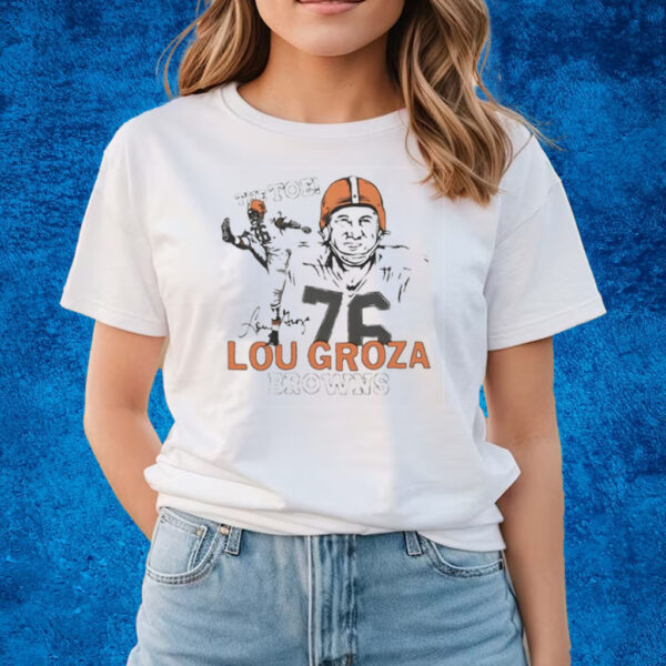 The Toe Lou Groza Browns T-Shirts