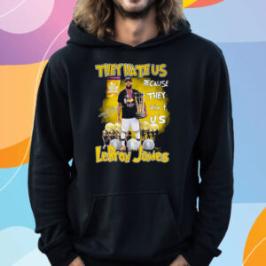 They Hate Us Because They Aint Us Lebron James 1st Nba Cup Champions 2023 T-Shirt Hoodie