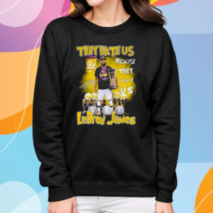 They Hate Us Because They Aint Us Lebron James 1st Nba Cup Champions 2023 T-Shirt Sweatshirt