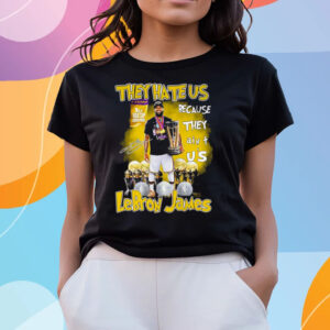 They Hate Us Because They Aint Us Lebron James 1st Nba Cup Champions 2023 T-Shirts