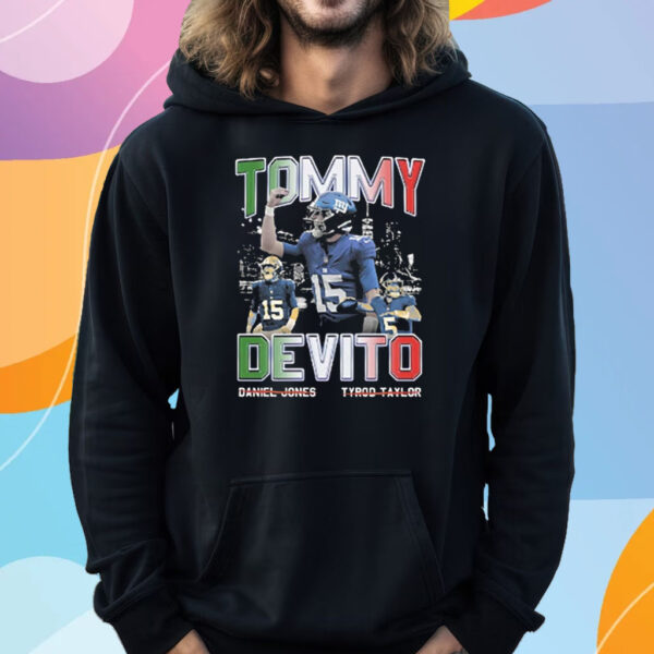 Tommy Devito New York Giants Italian T-Shirt Hoodie