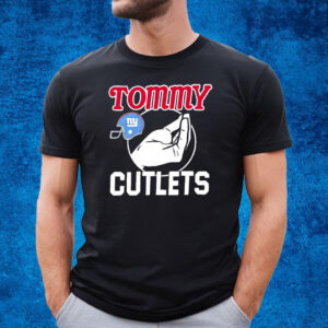 Tommy Devito Royal New York Giants Tommy Cutlets T-Shirt