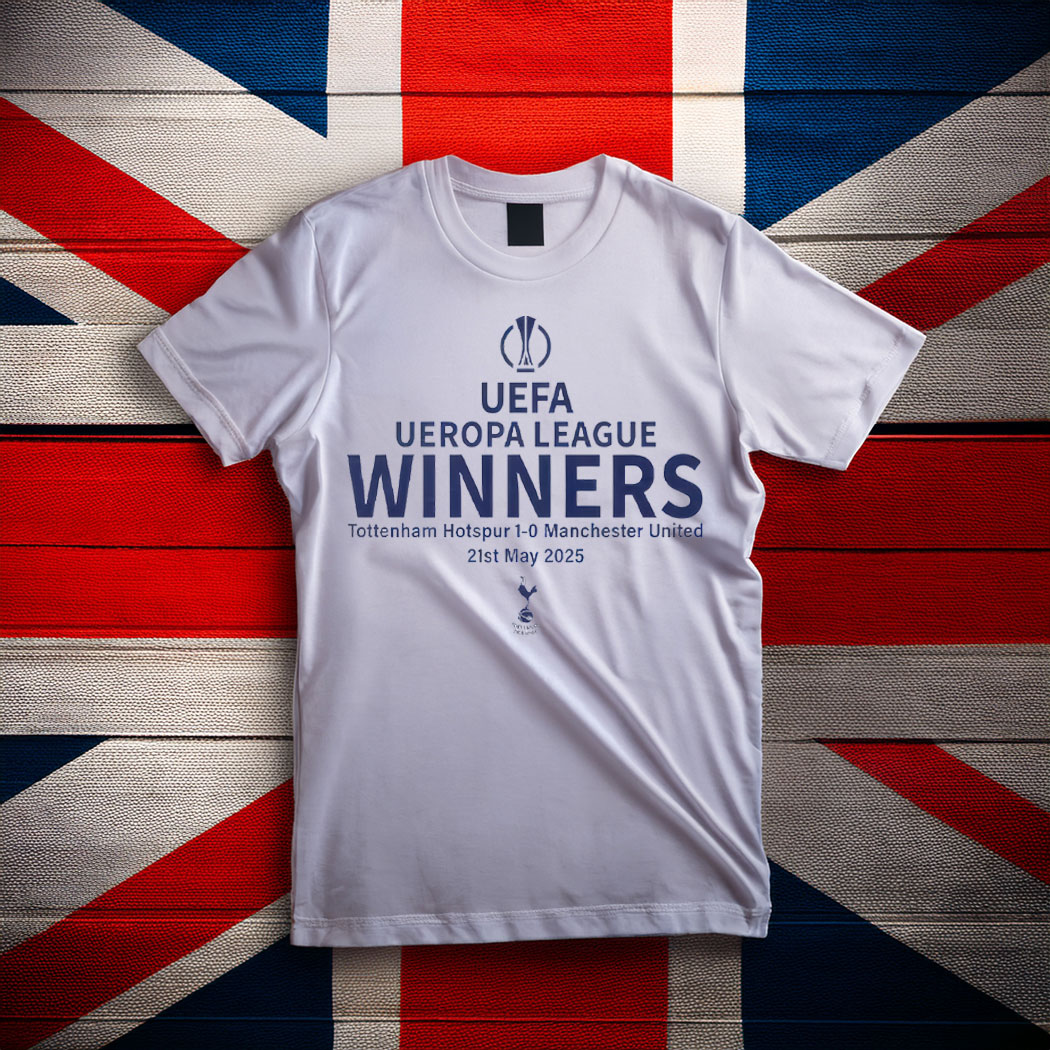Tottenham Hotspur Europa League Winners T Shirt