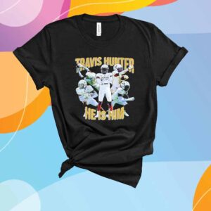 Travis Hunter He Is Him Design 90s Graphic T-Shirt