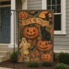 Trick Or Treat Halloween Flag – Black Cat Garden Flag