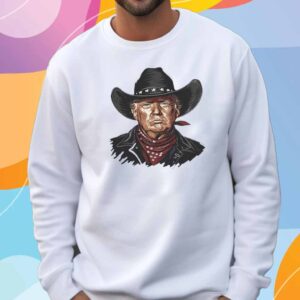 Trump 2024 President Cowboy Outlaw T-Shirt