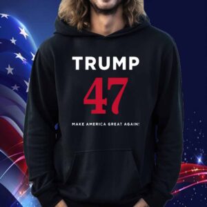 Trump 47 Make America Great Again Navy T-Shirt