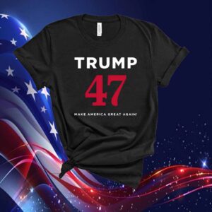 Trump 47 Make America Great Again Navy T-Shirt