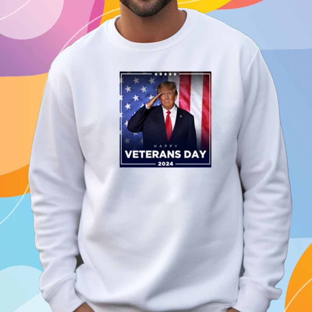 Trump Happy Veterans Day 2024 T-Shirt