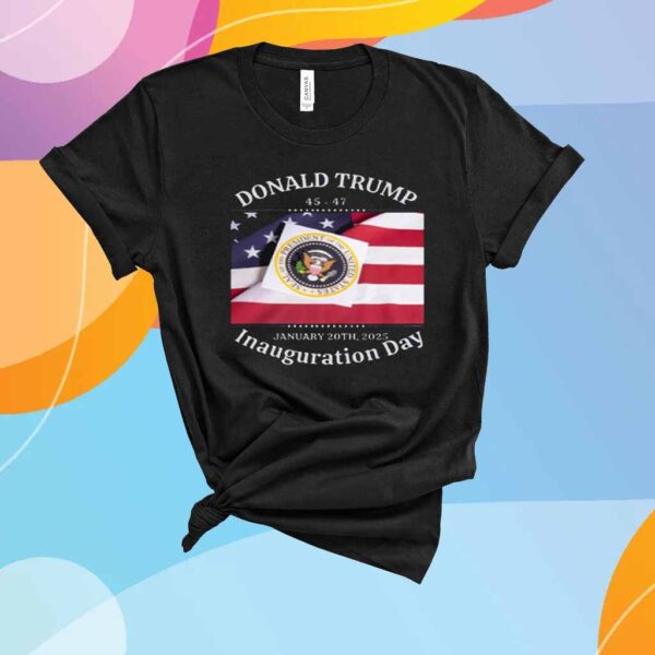 Trump Inauguration Day, 47th US President Inauguration T-Shirt