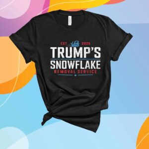 Trump's Snowflake Removal Service Funny Trump Vintage T-Shirt