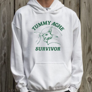 Tummy Ache Survivor Rabbit T-Shirt Hoodie