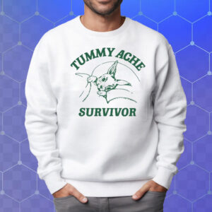 Tummy Ache Survivor Rabbit T-Shirt Sweatshirt