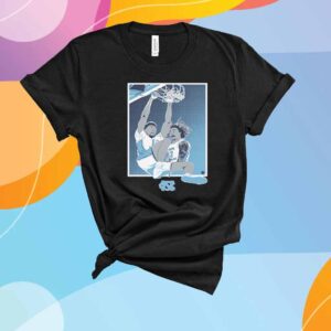 UNC BASKETBALL JALEN WASHINGTON & ELLIOT CADEAU T-SHIRT