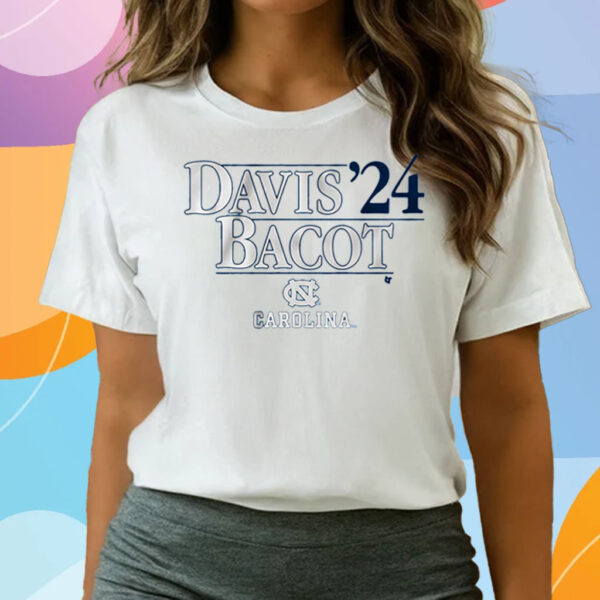 UNC BASKETBALL R J DAVIS ARMANDO BACOT '24 T-SHIRTS