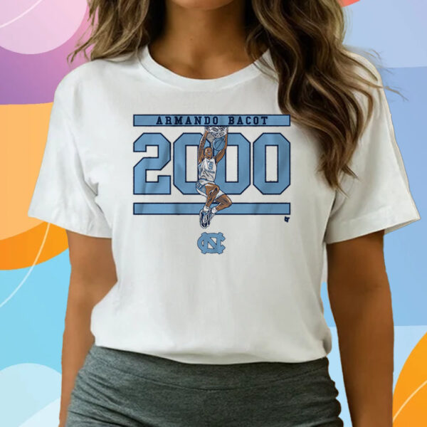 UNC Basketball Armando Bacot 2K T-Shirts