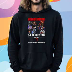 Udo Lindenberg 54 Jahrestag 1970-2024 Vielen Dank Fur Die Erinnerungen T-Shirt Hoodie