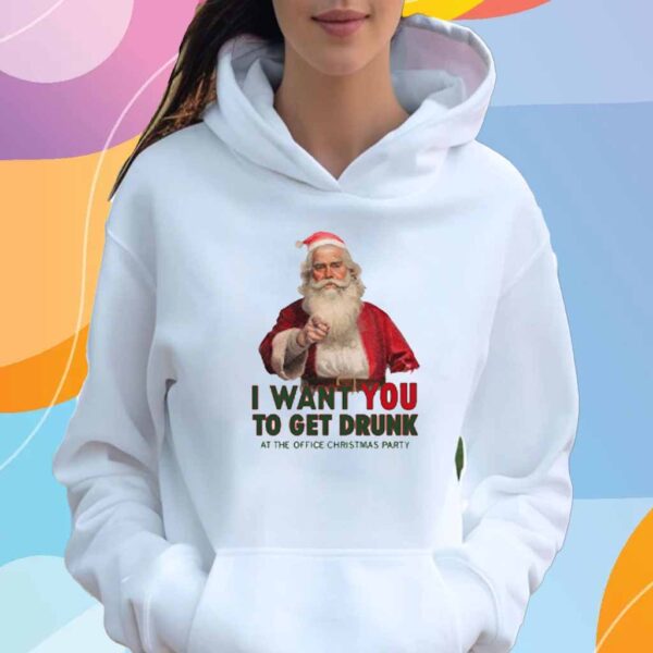 Uncle Santa I Want You To Get Drunk At The Office Christmas Party T-Shirt