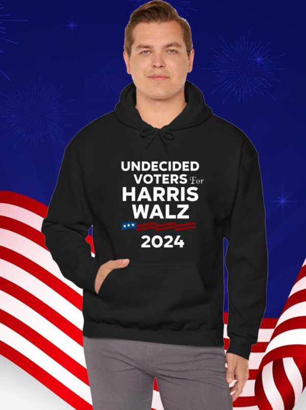 Undecided Voters For Harris Walz 2024 T-Shirt