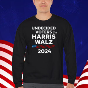 Undecided Voters For Harris Walz 2024 T-Shirt