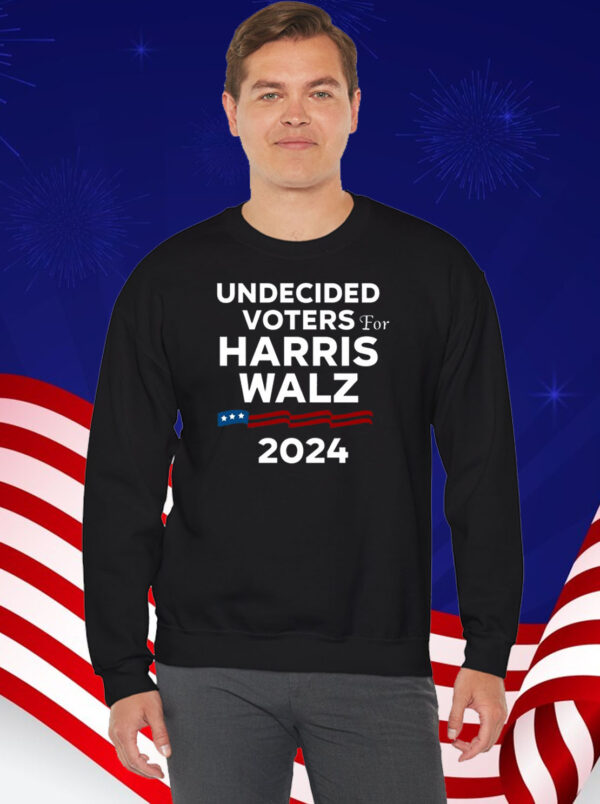 Undecided Voters For Harris Walz 2024 T-Shirt