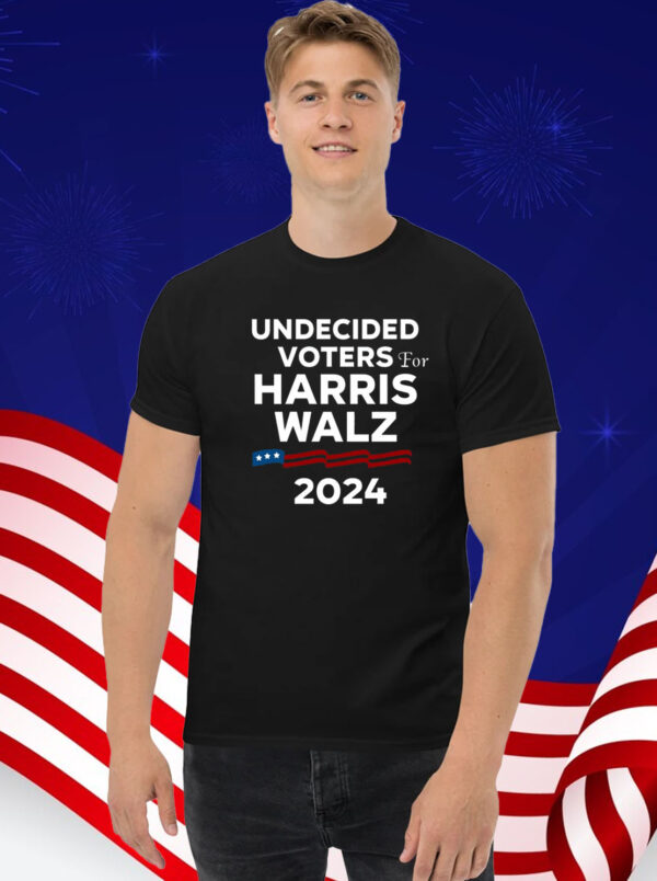 Undecided Voters For Harris Walz 2024 T-Shirt