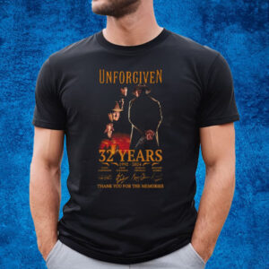 Unforgiven 32 Years 1992 – 2024 Thank You For The Memories T-Shirt