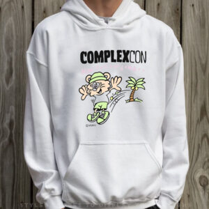 Verdy Complexcon Hong Kong Long Beach Shirt Hoodie