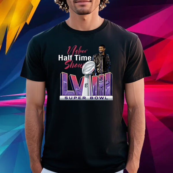 Vintage 90s Graphic Style Super Bowl Usher Halftime Show Tee Shirt